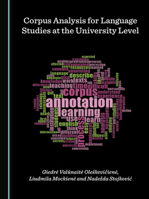 cover image of Corpus Analysis for Language Studies at the University Level